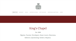 Desktop Screenshot of kings-chapel.org